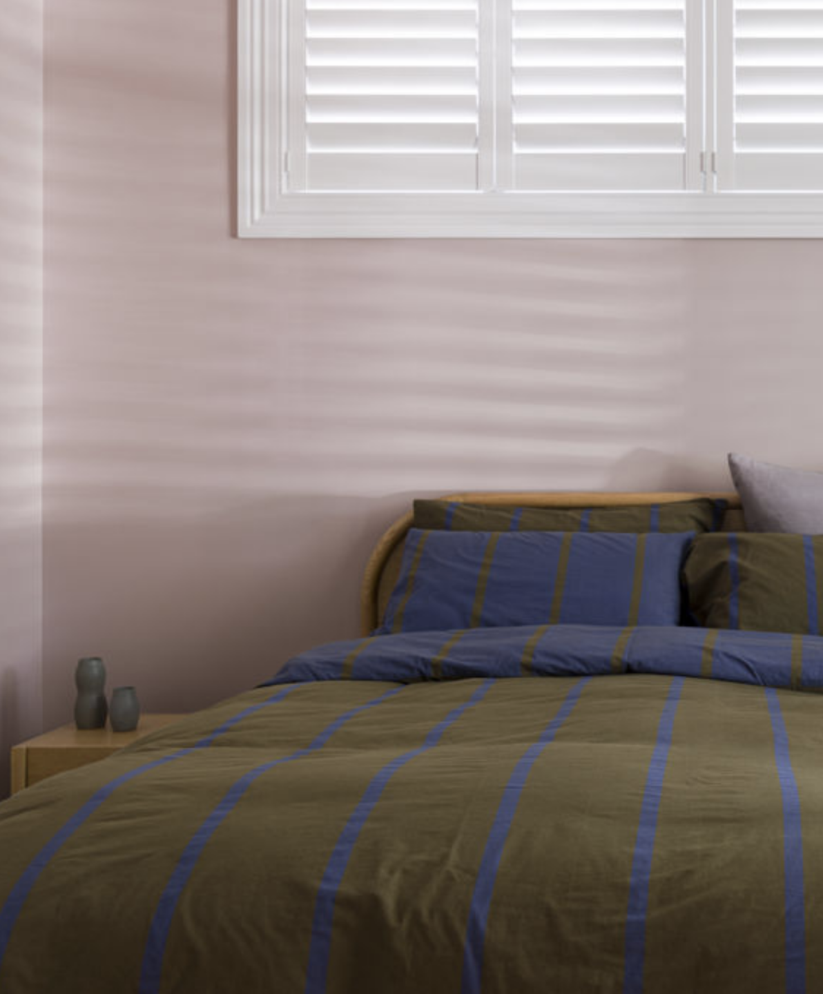 Duo Duvet Cover - Ivy/Aegean Super King - Image 2