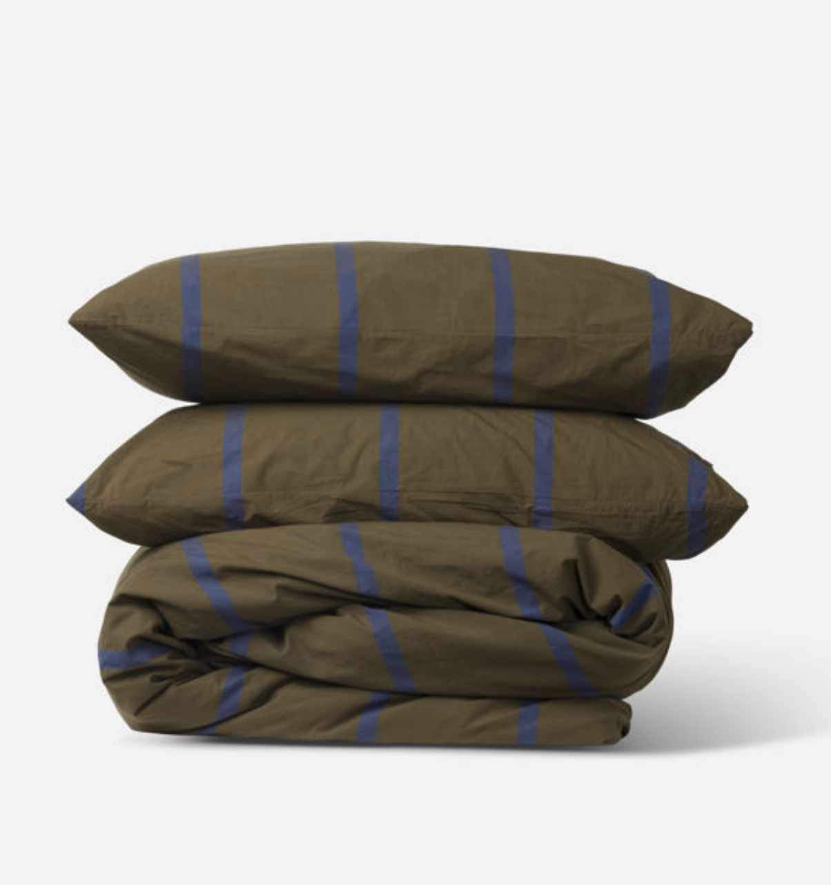 Duo Duvet Cover - Ivy/Aegean Super King - Image 3