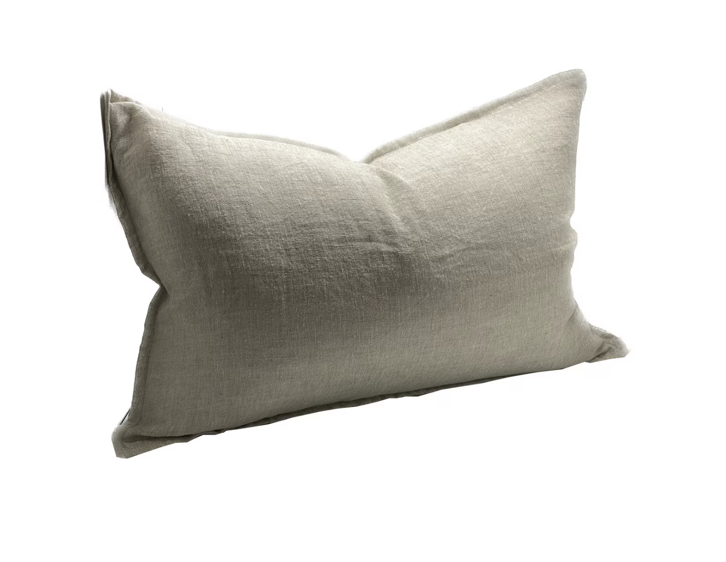 LINEN CUSHION 40x60cm - NATURAL CHAMBRAY