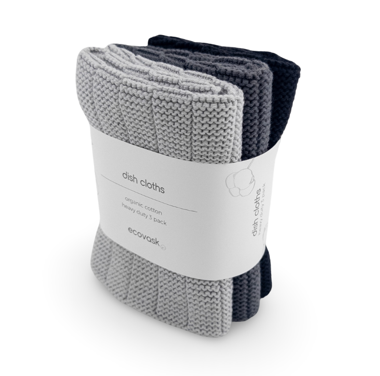 Heavy Duty Organic Dish Cloths 3 Pack