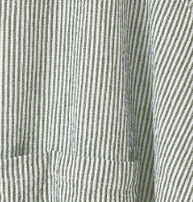Stripe Washed Cotton Apron - Image 2