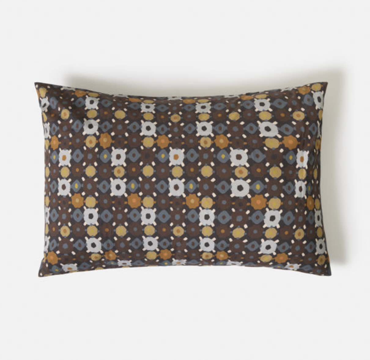 Lisbon Pillowcase Pair Blue Black/Multi