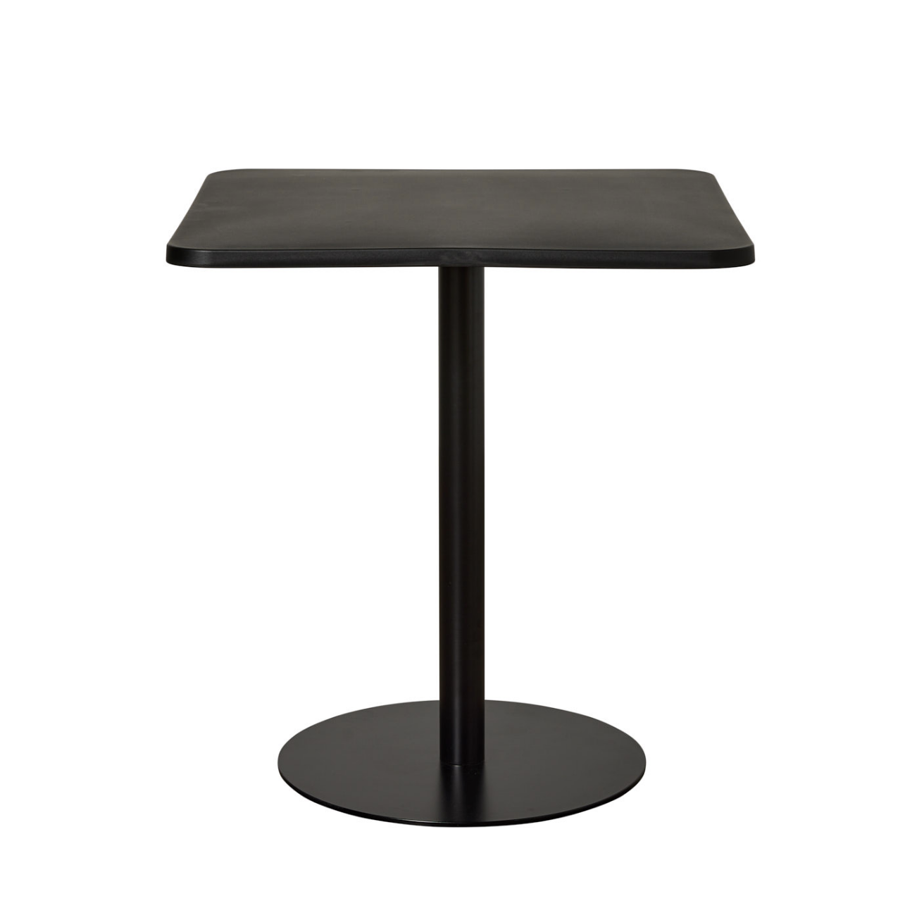 Capri Square Outdoor Cafe Table – Black