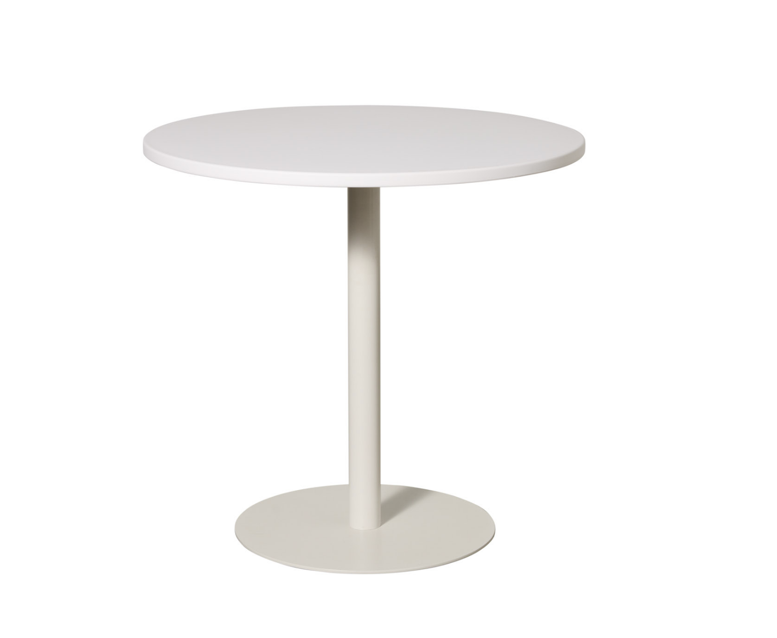 Corsica Round Outdoor Cafe Table – White