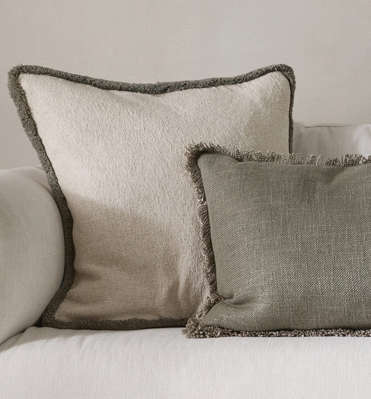 Darcy Sage Cushion Cover * - Image 3