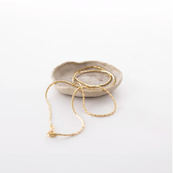 Necklace | Flat Box Link Chain - Image 3
