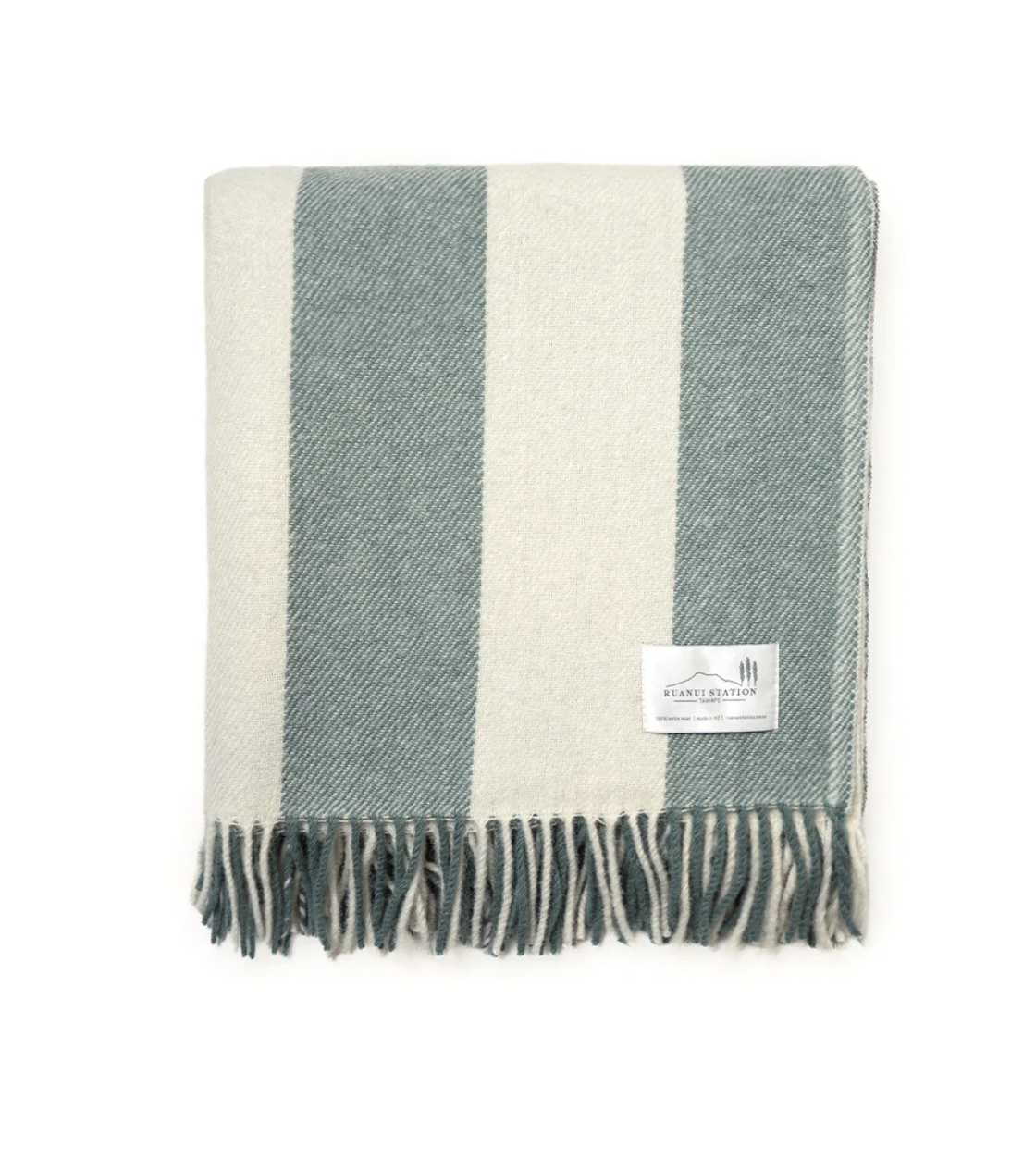 Ruanui - Samways Sage Stripe Throw
