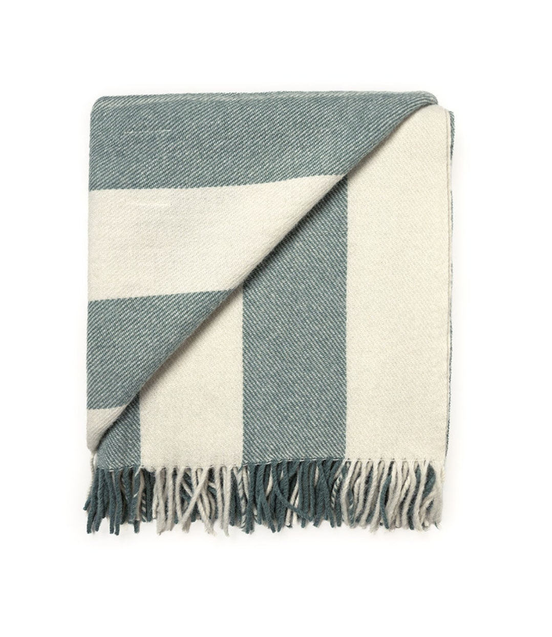 Ruanui - Samways Sage Stripe Throw - Image 2