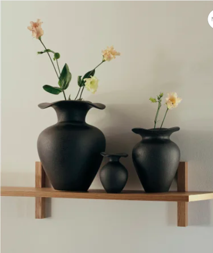 BROSTE Vase Florentina XS - Matt Black - Image 2