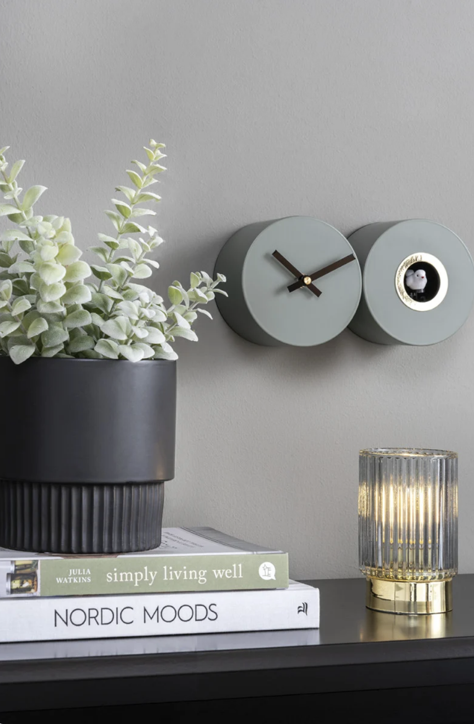 Duo Cuckoo Clock - Matte Green - Image 3