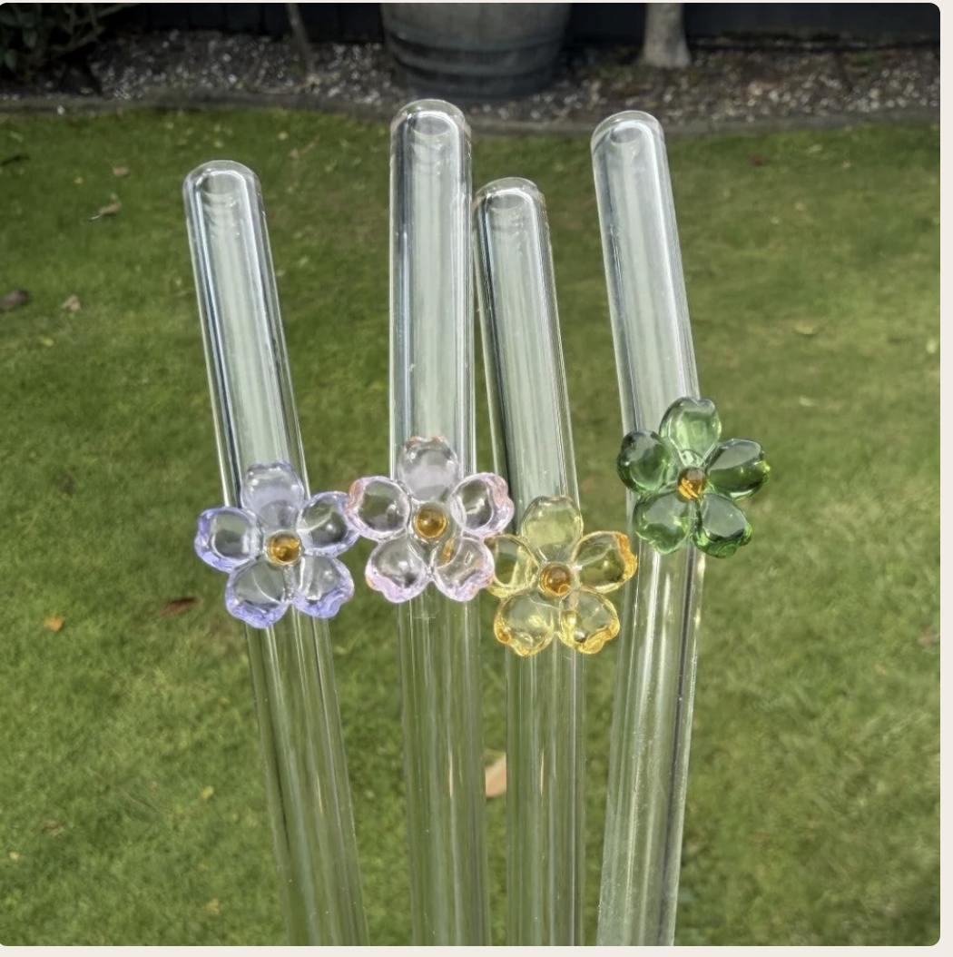 Wildflower Glass Straws - Image 3