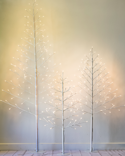 Angel Twinkle White Christmas Tree 120cm