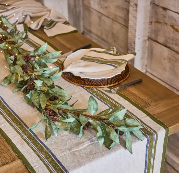 Eucalyptus & Brown Berry Wood Swag Small - Image 2