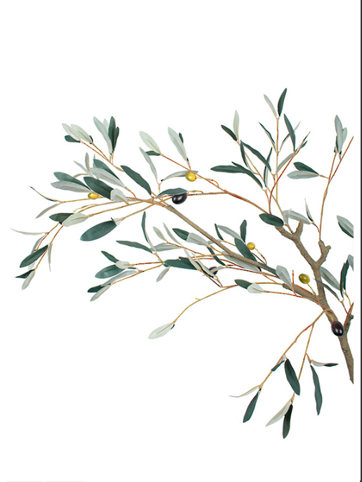 Olive Leaf Branch 120 cm
