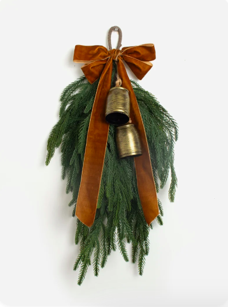Tobacco Bells & Bow Teardrop