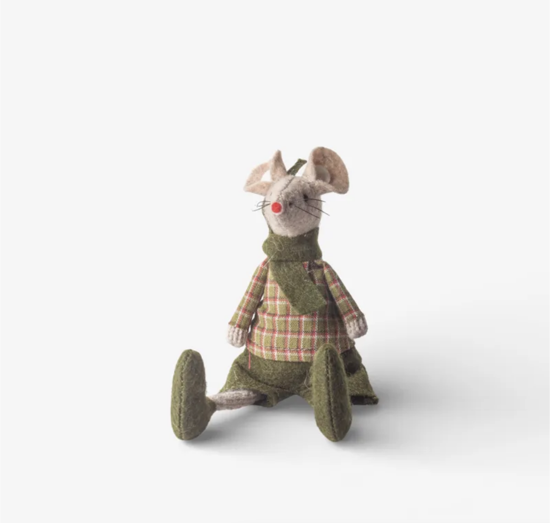 Green Billy Mouse Sitting