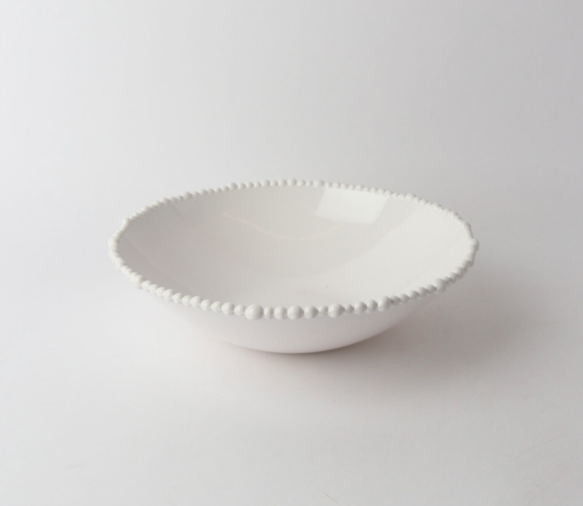 Melamine Pearl Tapered Bowl 29cm White