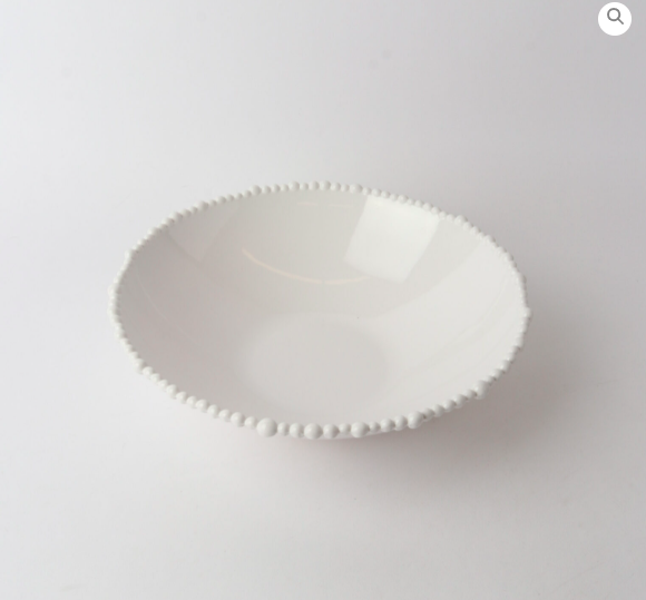 Melamine Pearl Tapered Bowl 29cm White - Image 2