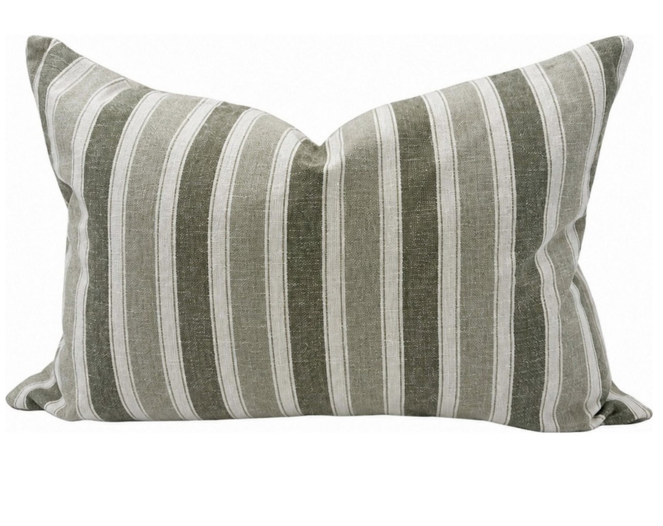 SNUGG & CO CUSHION COVER - STRIPPED GREEN 55