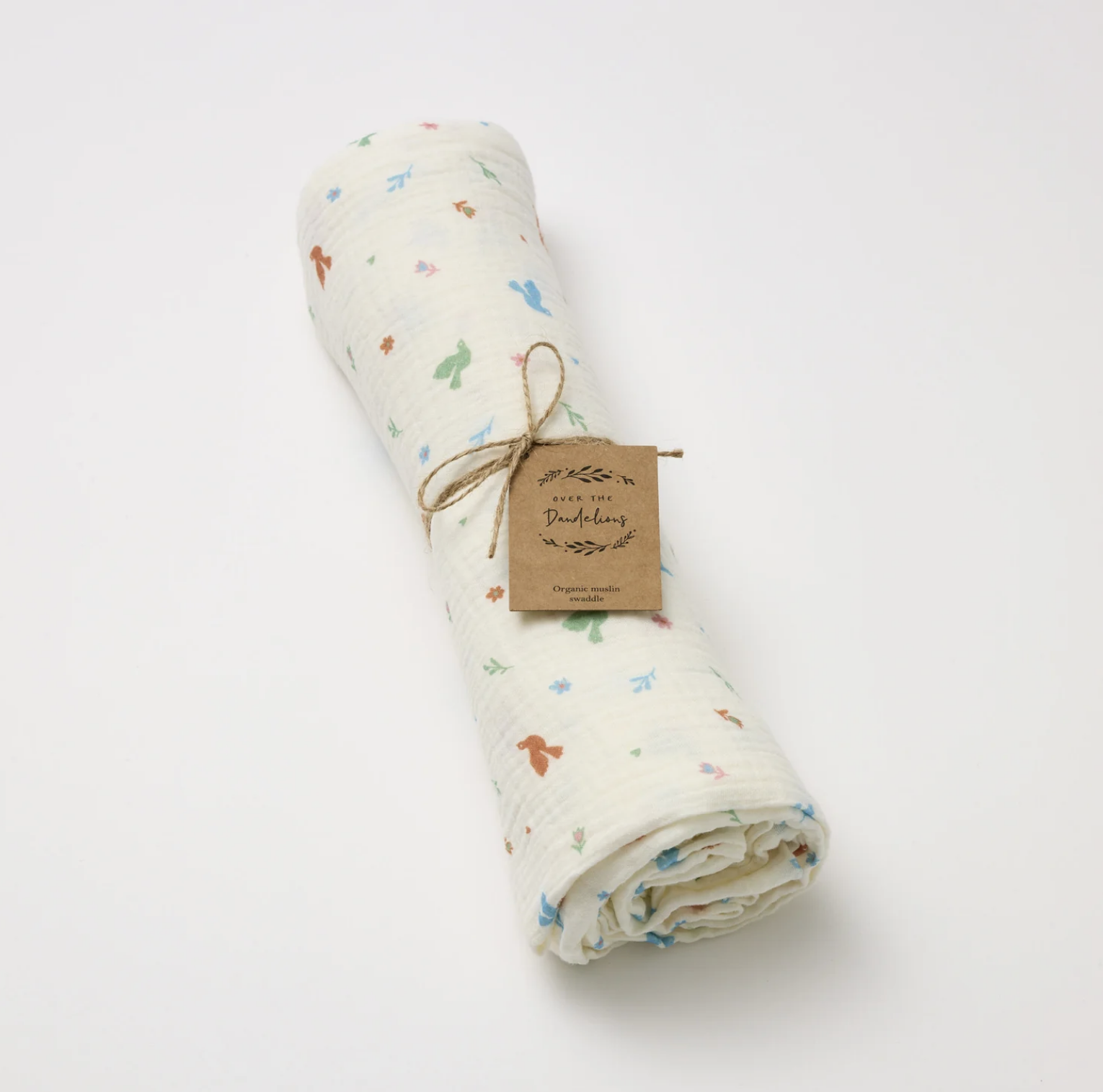 Organic Muslin Swaddle Birdsong