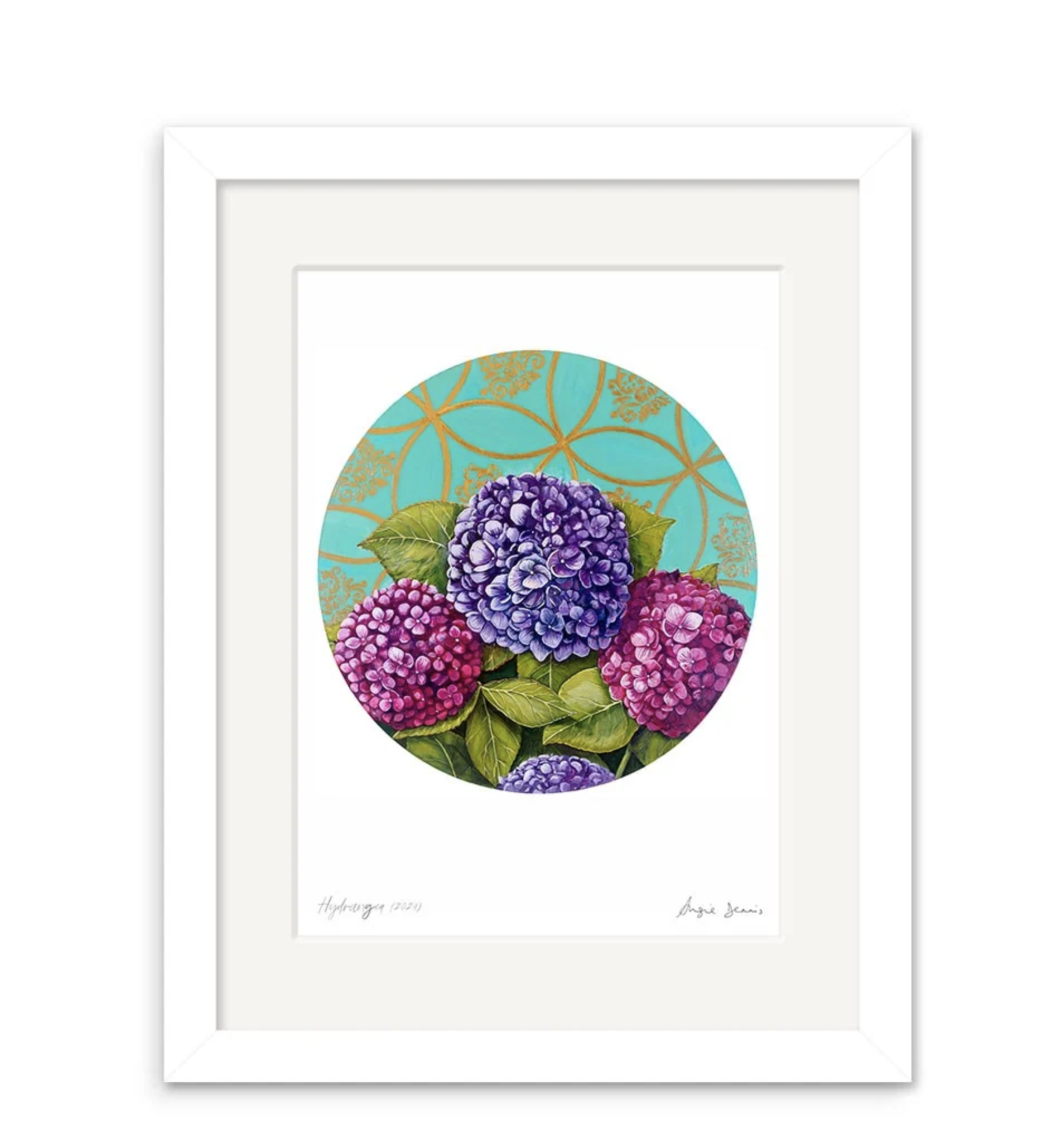 Angie Dennis - Hydrangea Art Print