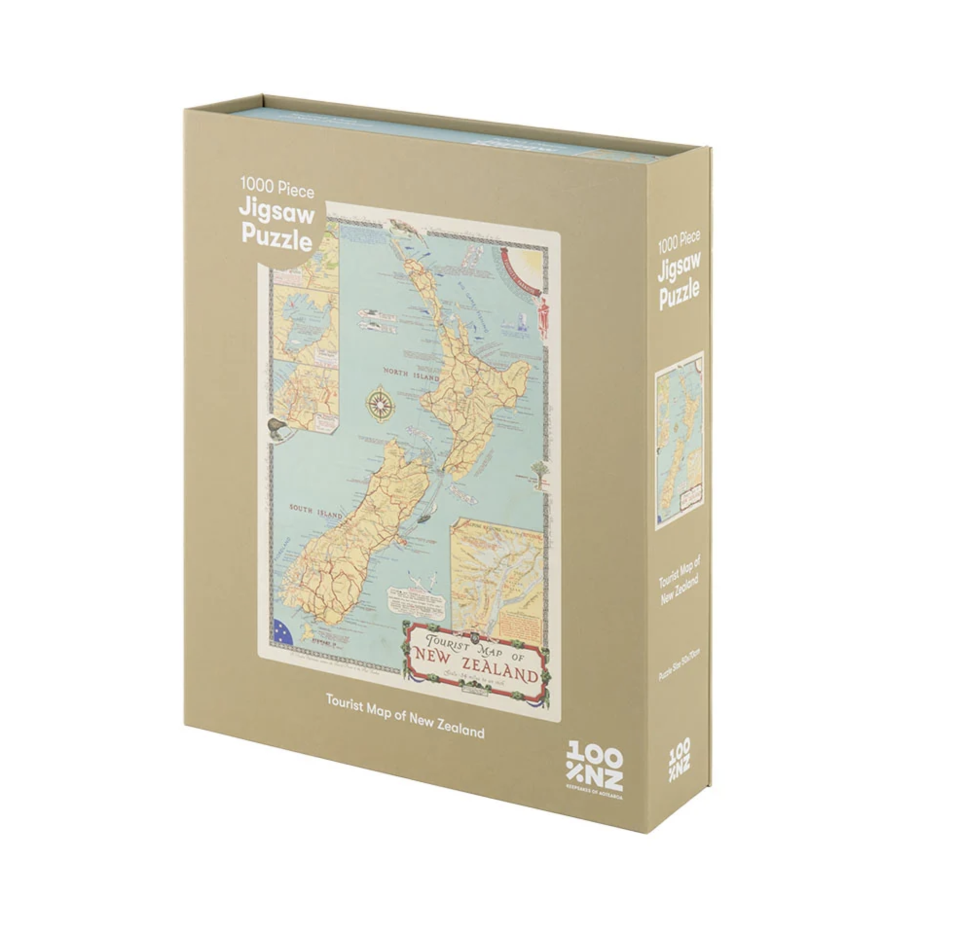 Tourist Map of NZ Jigsaw Puzzle