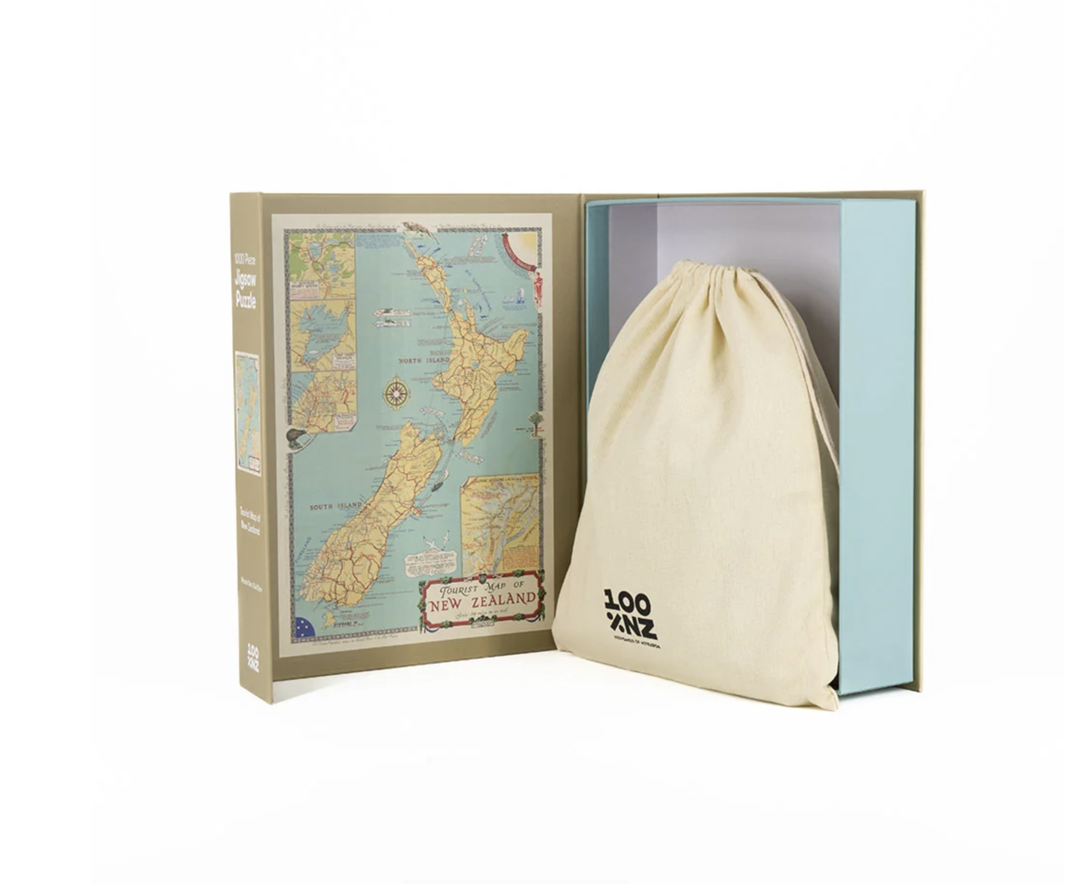 Tourist Map of NZ Jigsaw Puzzle - Image 2